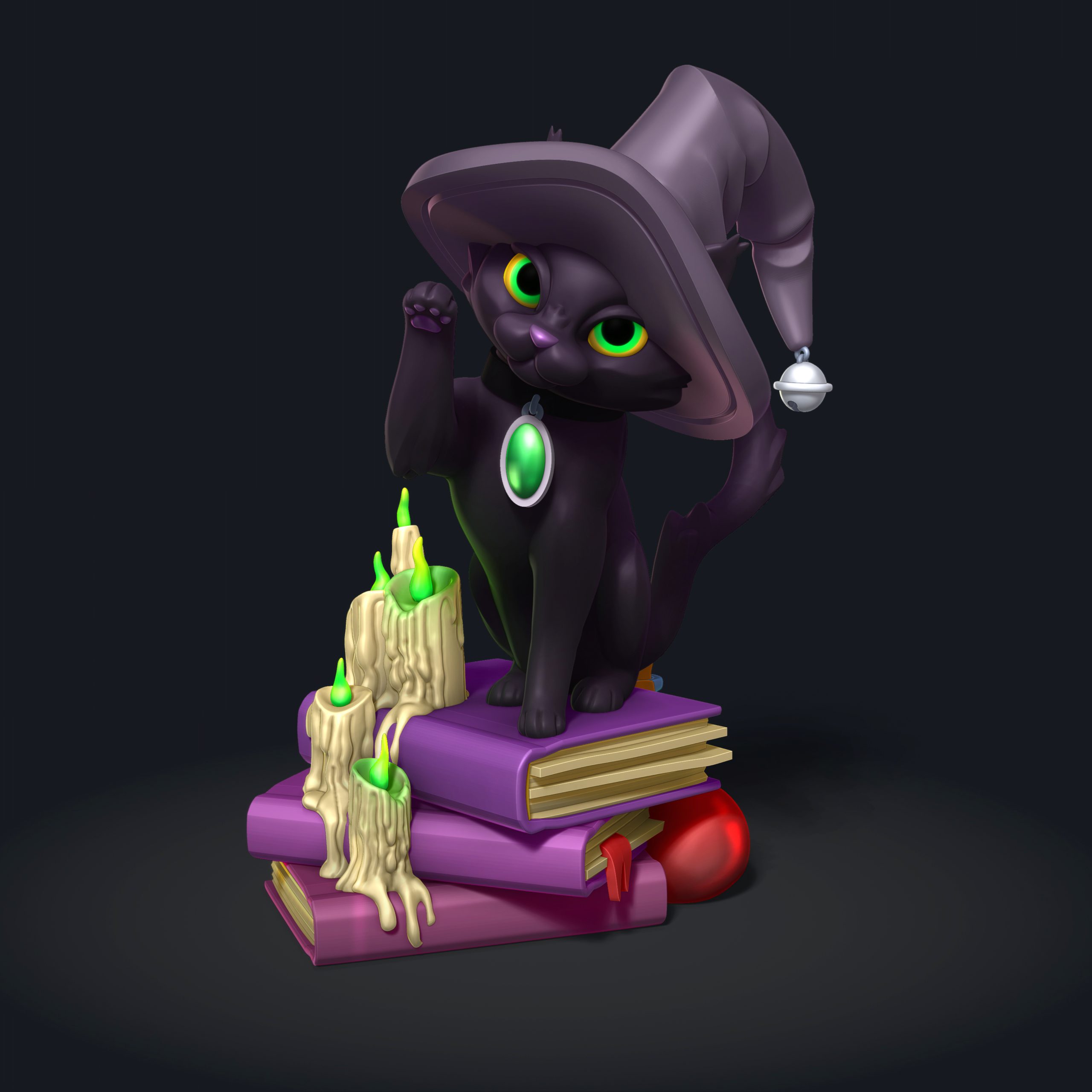 Magician cat by Kawna Minis